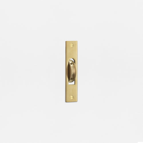 Belmont Single Sash Window Pulley - Antique Brass