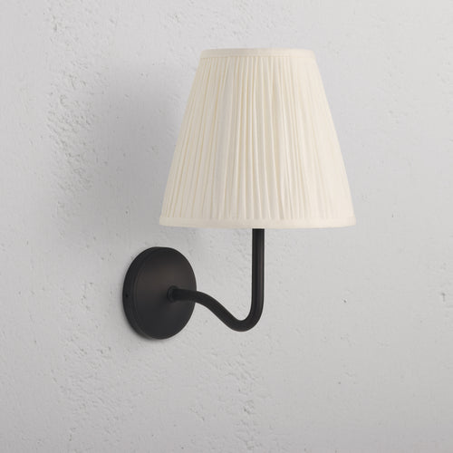 Large Malvern Wall Light Alabaster White - Bronze with an alabaster white shade and bronze wall mount.